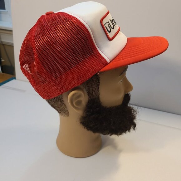 Vintage 90s United Tire Patch Adjustable Mesh Trucker Hat - Picture 4 of 8